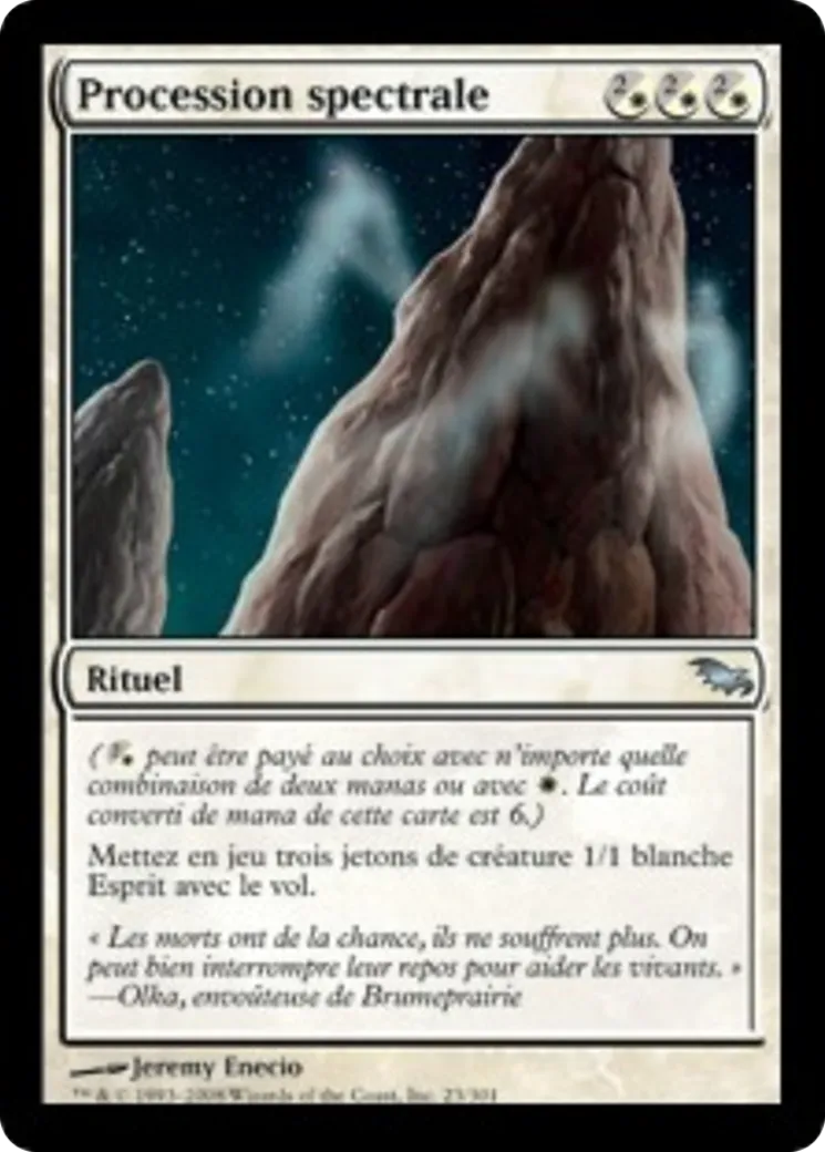 Procession spectrale — Shadowmoor — Magic: The Gathering