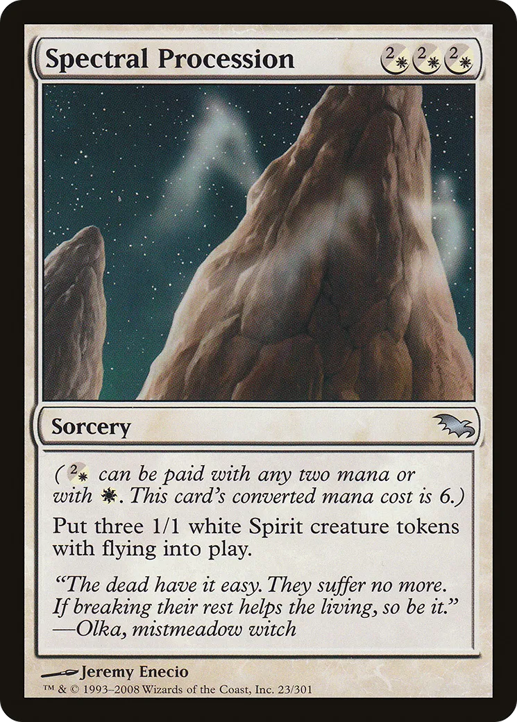 Spectral Procession — Shadowmoor — Magic: The Gathering