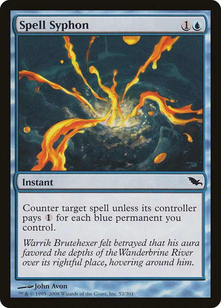 Spell Syphon — Shadowmoor — Magic: The Gathering