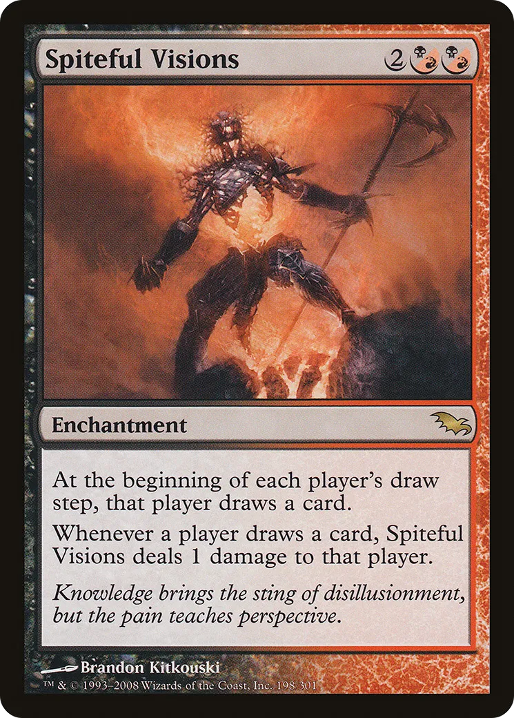 Spiteful Visions — Shadowmoor — Magic: The Gathering