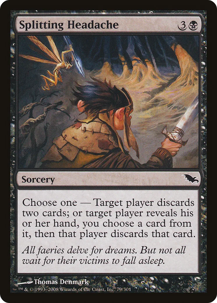 Splitting Headache — Shadowmoor — Magic: The Gathering