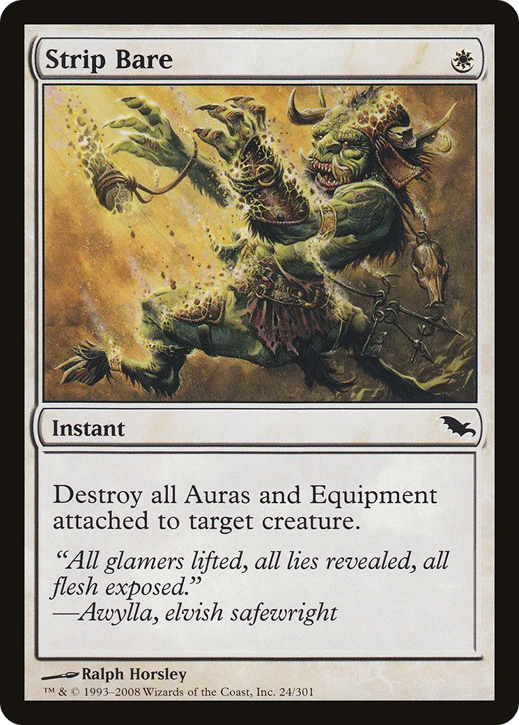 Strip Bare — Shadowmoor — Magic: The Gathering