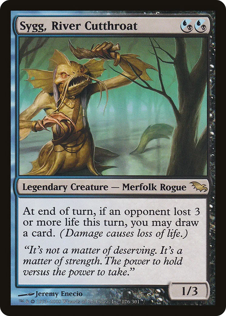 Sygg, River Cutthroat — Shadowmoor — Magic: The Gathering