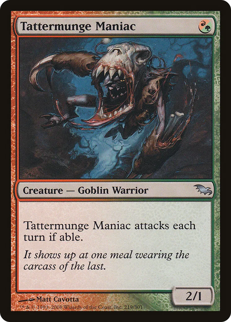 Tattermunge Maniac — Shadowmoor — Magic: The Gathering