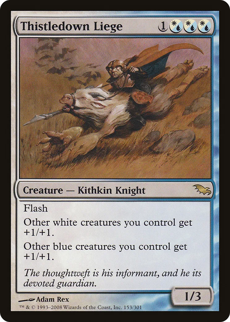Thistledown Liege — Shadowmoor — Magic: The Gathering