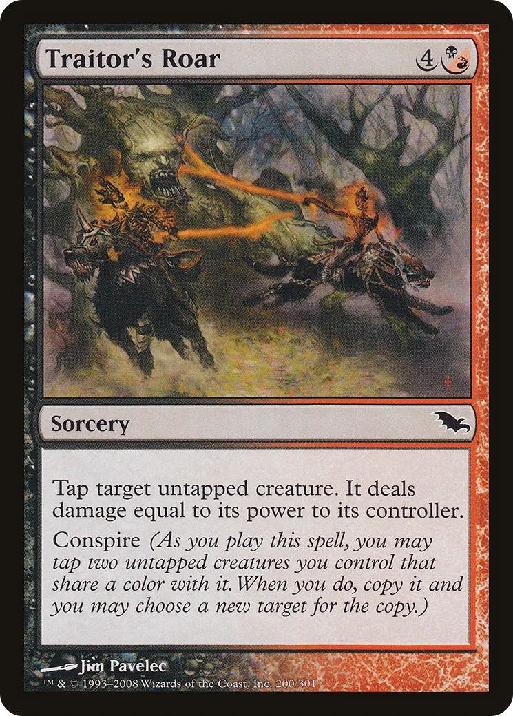 Rugissement du traître — Shadowmoor — Magic: The Gathering
