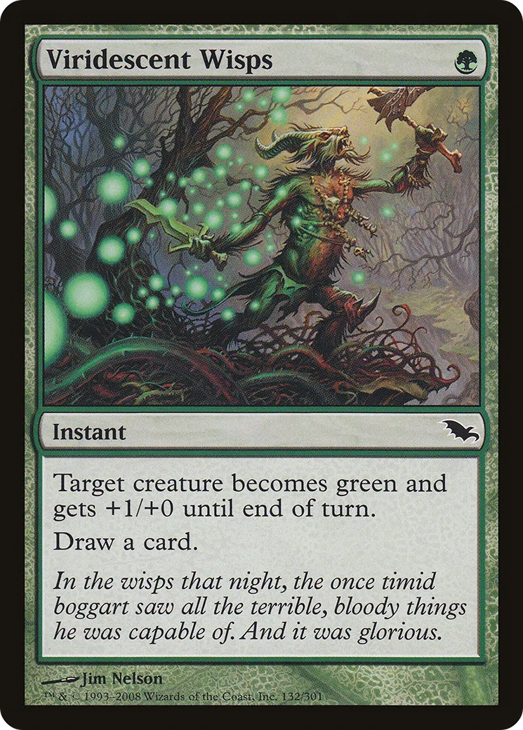 Viridescent Wisps — Shadowmoor — Magic: The Gathering