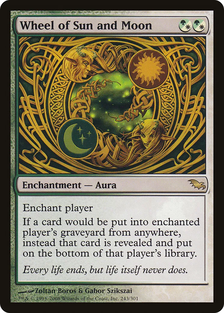 Roue du soleil et de la lune — Shadowmoor — Magic: The Gathering