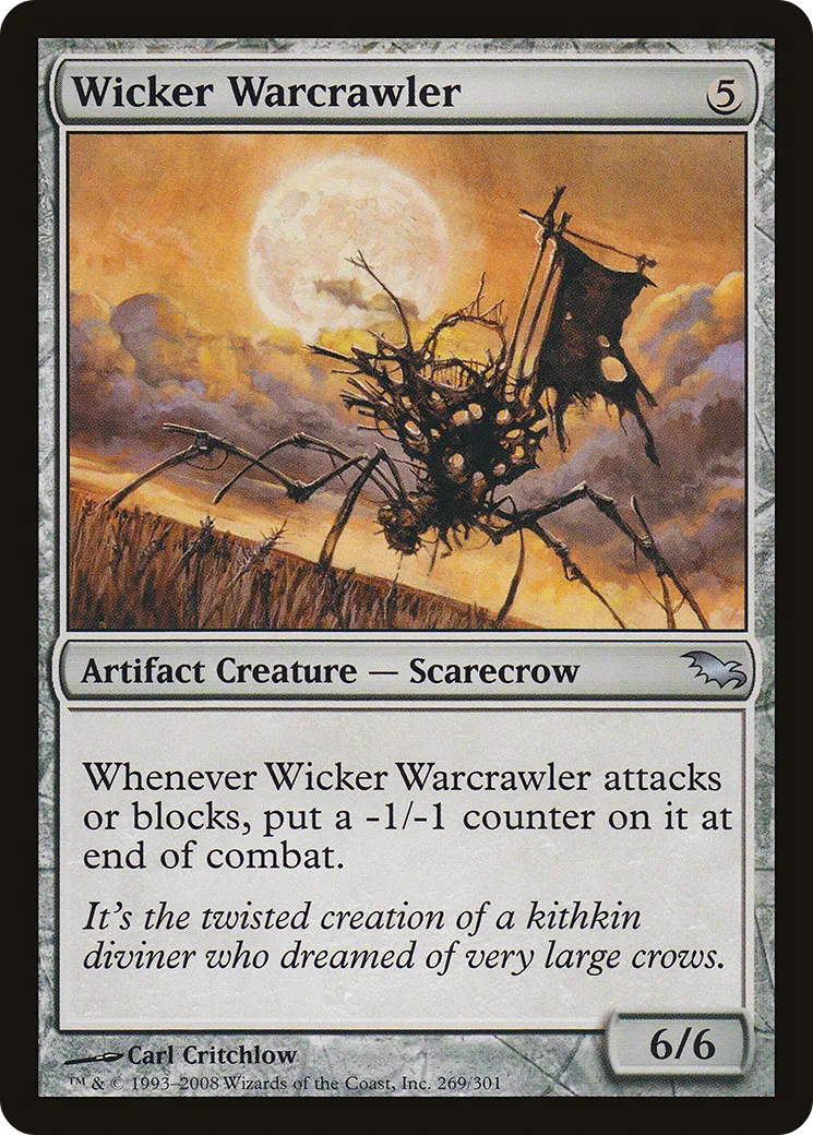 Wicker Warcrawler — Shadowmoor — Magic: The Gathering