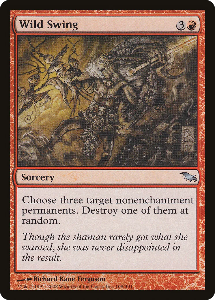 Wild Swing — Shadowmoor — Magic: The Gathering