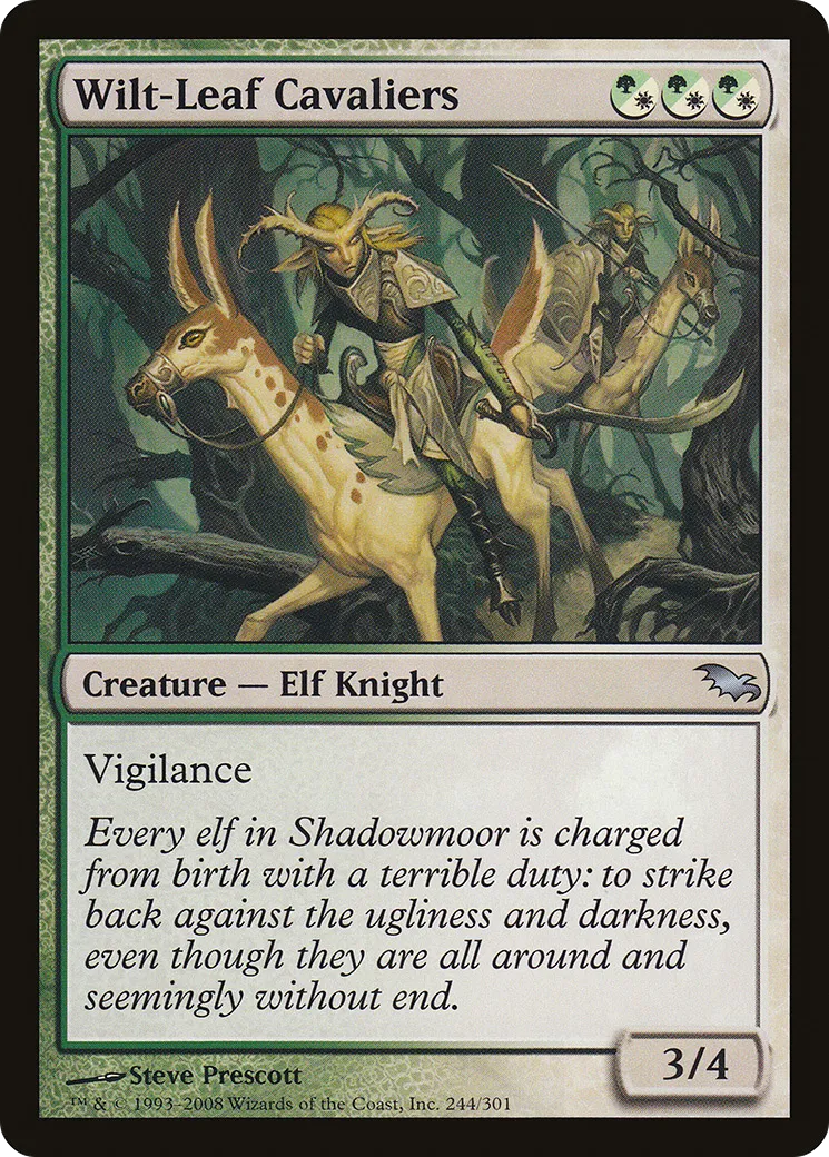 Cavaliers de Feuilleterne — Shadowmoor — Magic: The Gathering
