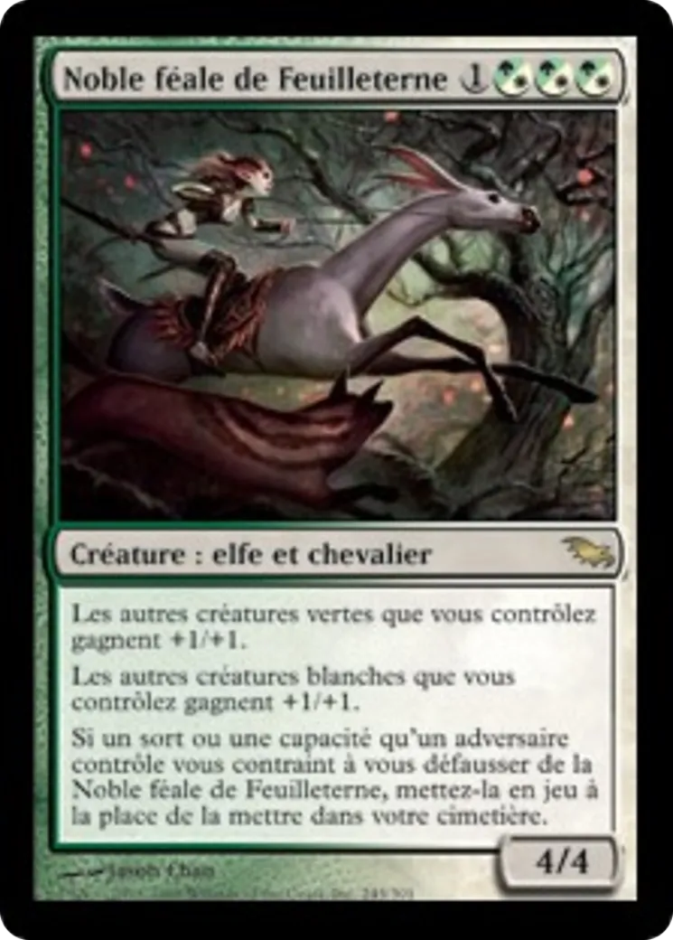 Noble féale de Feuilleterne — Shadowmoor — Magic: The Gathering