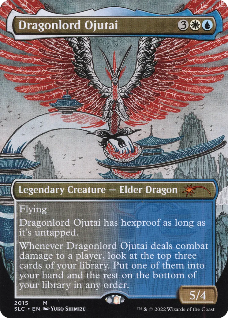 Dragonlord Ojutai from Secret Lair Countdown - Magic: The Gathering