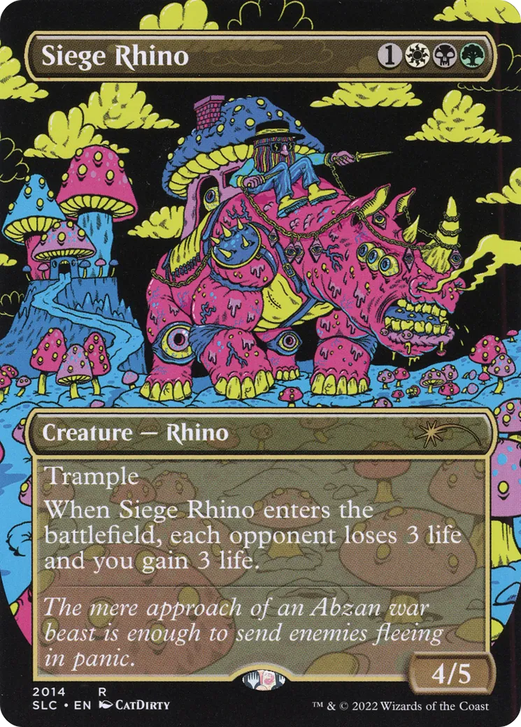 Siege Rhino — Secret Lair Countdown — Magic: The Gathering