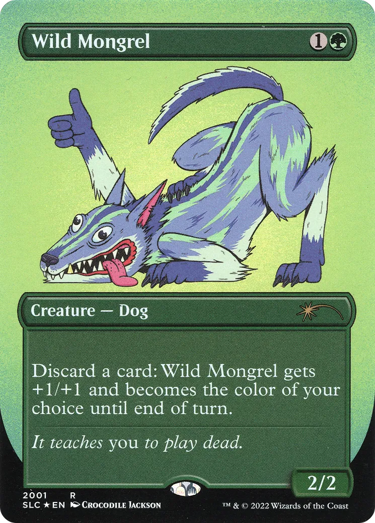 Wild Mongrel — Secret Lair Countdown — Magic: The Gathering