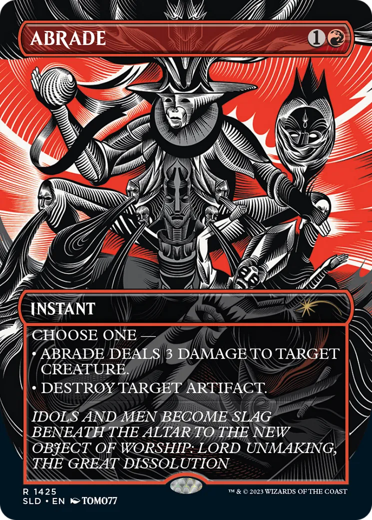 Abrade — Secret Lair Drop — Magic: The Gathering