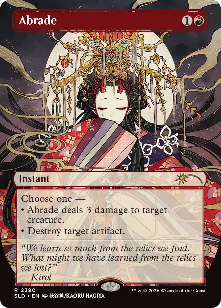 Abrade — Secret Lair Drop — Magic: The Gathering