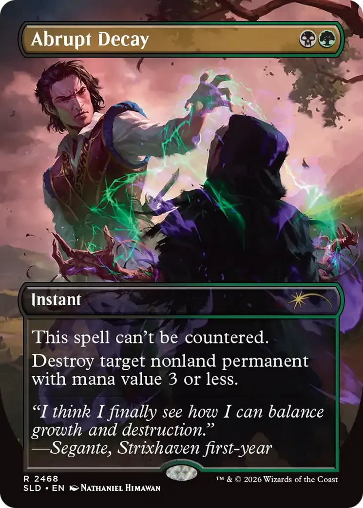 Abrupt Decay — Secret Lair Drop — Magic: The Gathering