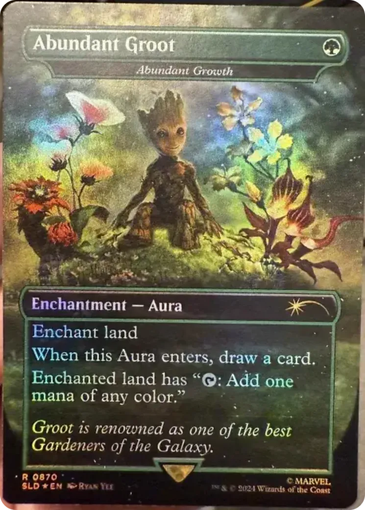Abundant Growth — Secret Lair Drop — Magic: The Gathering