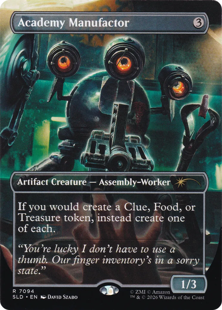Academy Manufactor — Secret Lair Drop — Magic: The Gathering