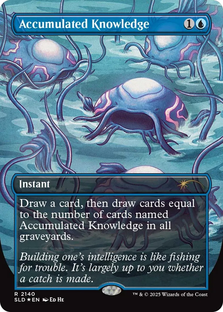 Connaissance accumulée — Secret Lair Drop — Magic: The Gathering