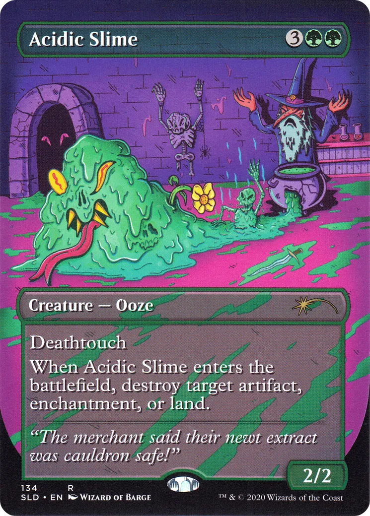 Acidic Slime — Secret Lair Drop — Magic: The Gathering