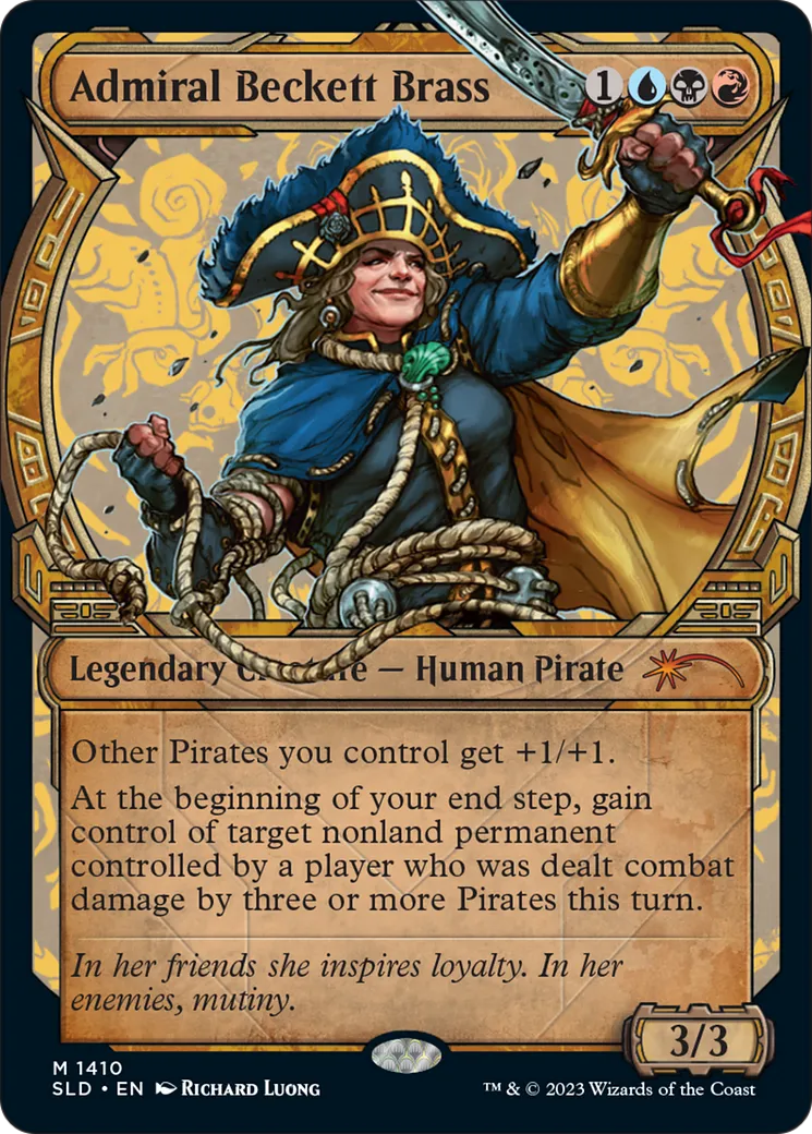 Admiral Beckett Brass — Secret Lair Drop — Magic: The Gathering
