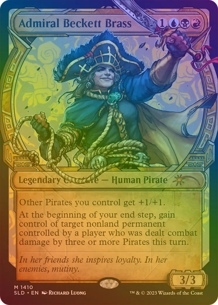 Amirale Beckett Hardiesce — Secret Lair Drop — Magic: The Gathering