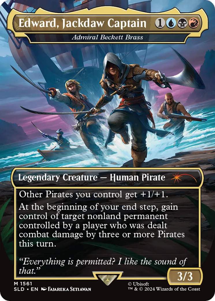 Admiral Beckett Brass — Secret Lair Drop — Magic: The Gathering