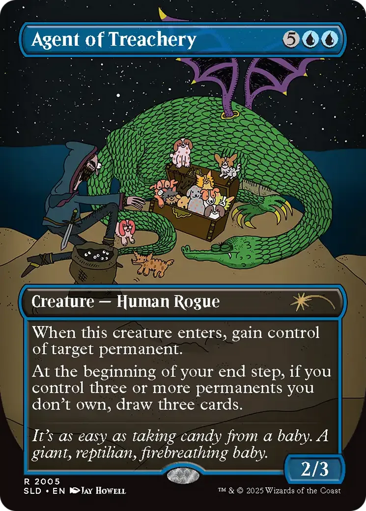Agent of Treachery — Secret Lair Drop — Magic: The Gathering