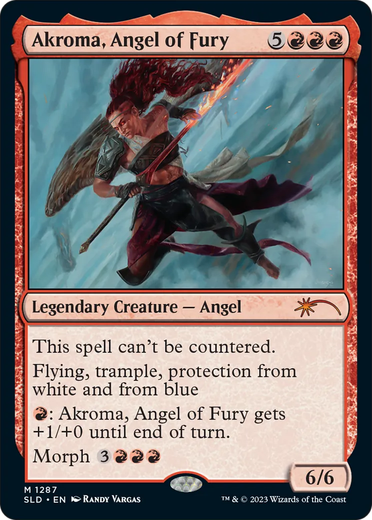 Akroma, Angel of Fury — Secret Lair Drop — Magic: The Gathering