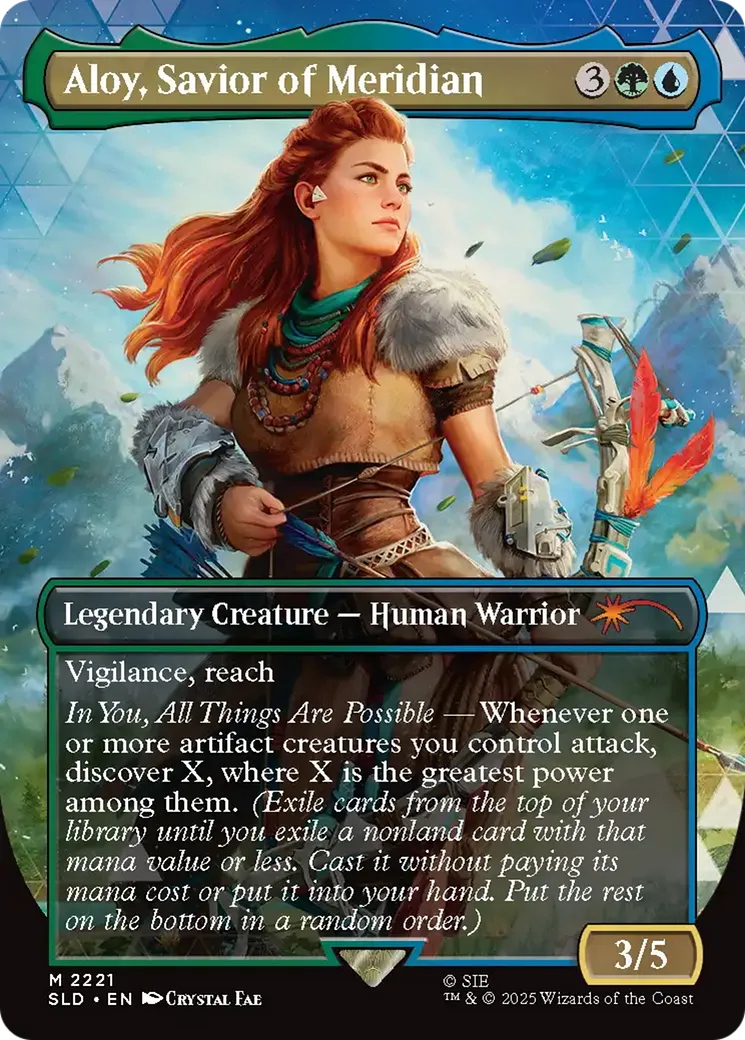 Aloy, Savior of Meridian — Secret Lair Drop — Magic: The Gathering