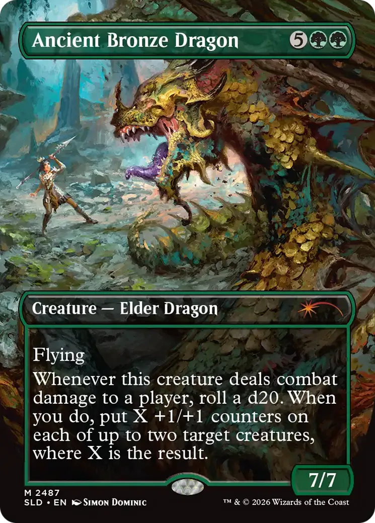 Dragon de bronze ancien — Secret Lair Drop — Magic: The Gathering