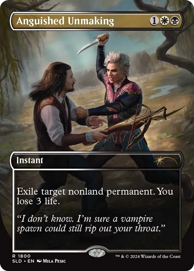 Anguished Unmaking — Secret Lair Drop — Magic: The Gathering
