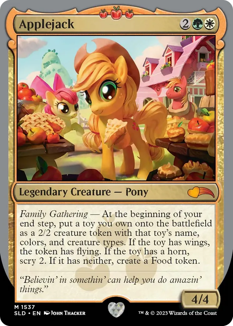 Applejack — Secret Lair Drop — Magic: The Gathering