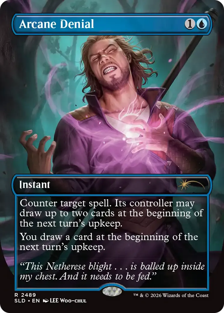 Arcane Denial — Secret Lair Drop — Magic: The Gathering