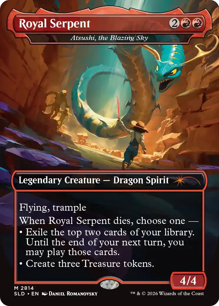 Atsushi, the Blazing Sky — Secret Lair Drop — Magic: The Gathering