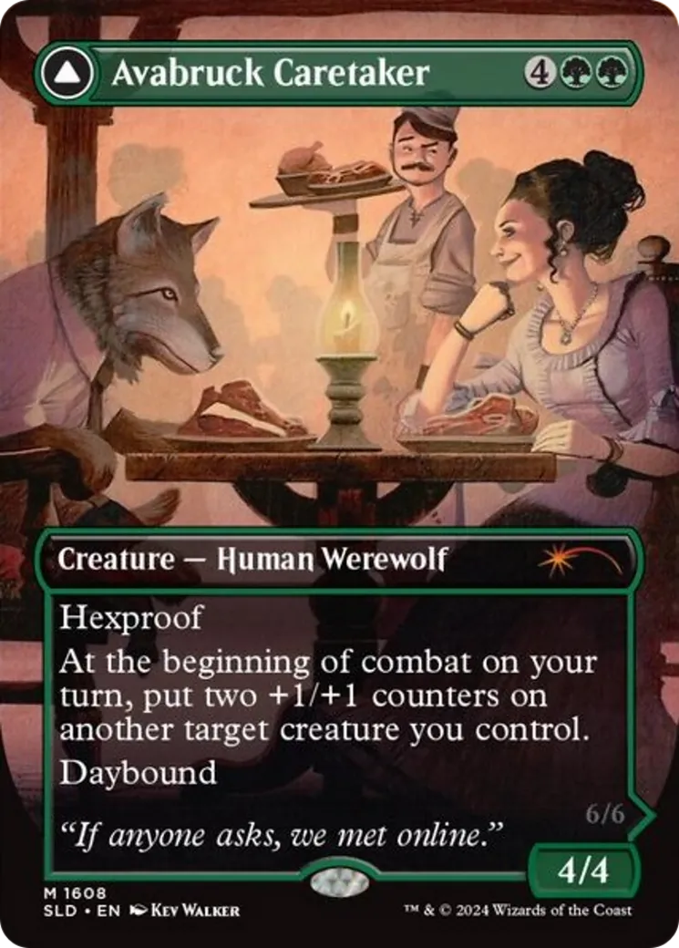 Avabruck Caretaker // Hollowhenge Huntmaster — Secret Lair Drop — Magic: The Gathering