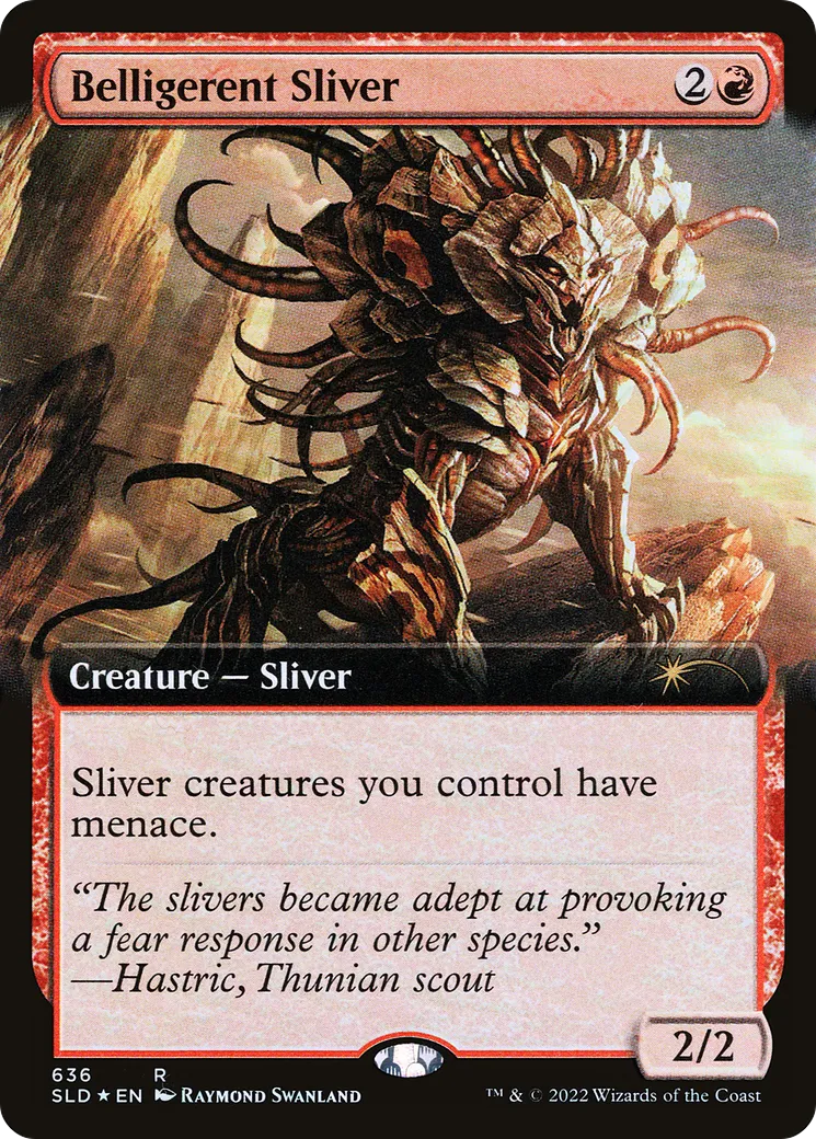 Belligerent Sliver — Secret Lair Drop — Magic: The Gathering