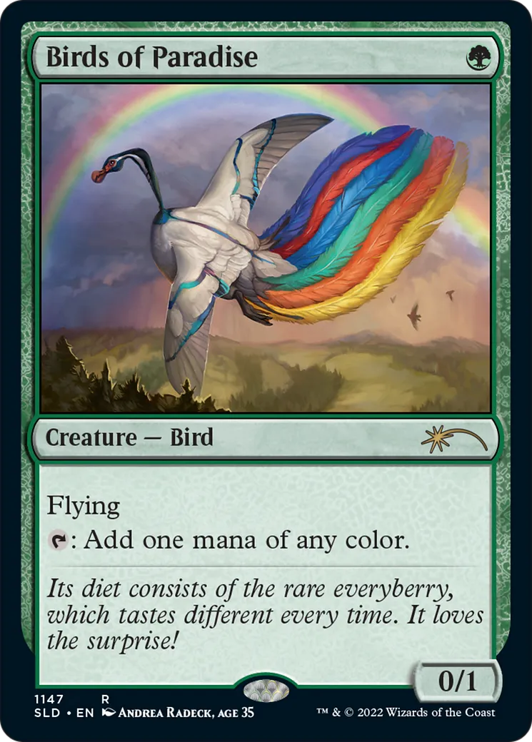 Birds of Paradise — Secret Lair Drop — Magic: The Gathering