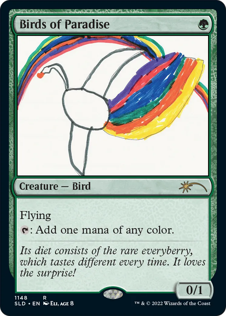 Birds of Paradise — Secret Lair Drop — Magic: The Gathering