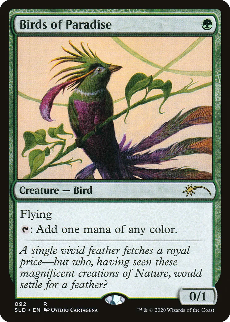 Birds of Paradise — Secret Lair Drop — Magic: The Gathering