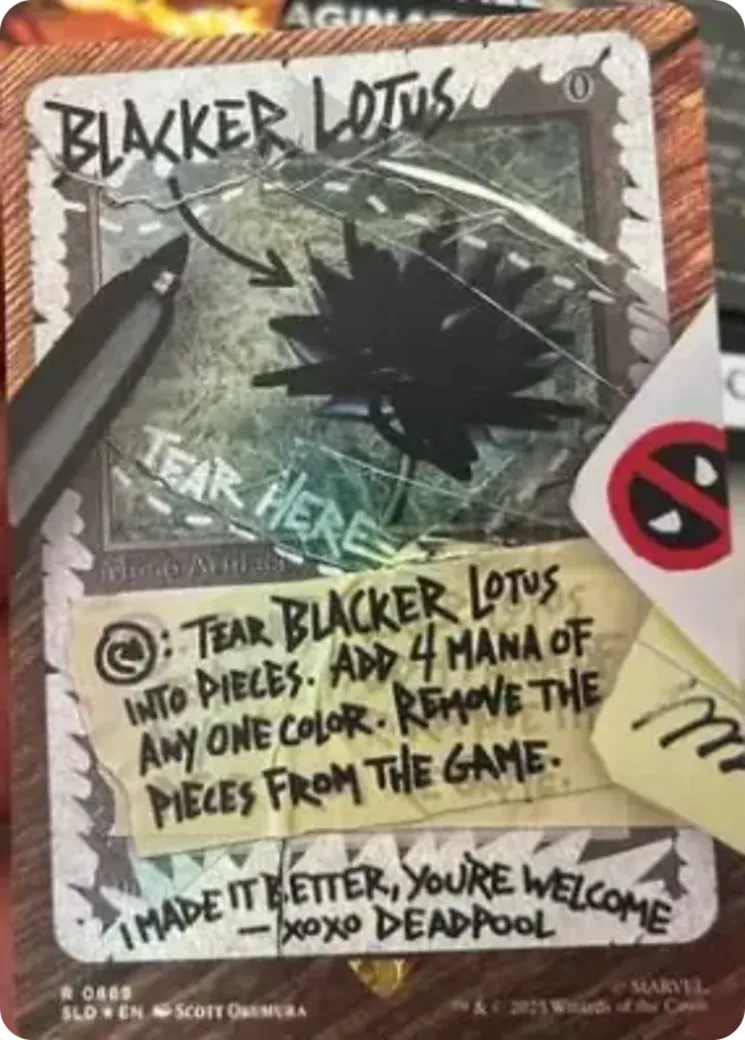 Blacker Lotus — Secret Lair Drop — Magic: The Gathering