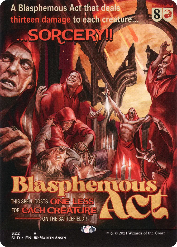 Blasphemous Act — Secret Lair Drop — Magic: The Gathering