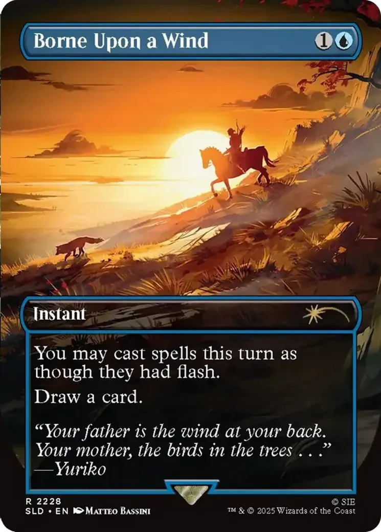 Borne Upon a Wind — Secret Lair Drop — Magic: The Gathering