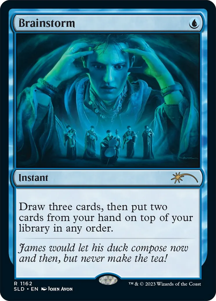 Brainstorm — Secret Lair Drop — Magic: The Gathering
