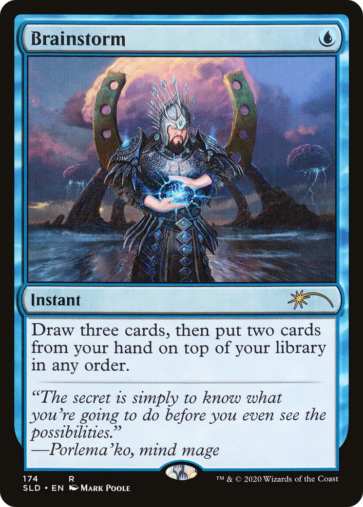 Brainstorm — Secret Lair Drop — Magic: The Gathering