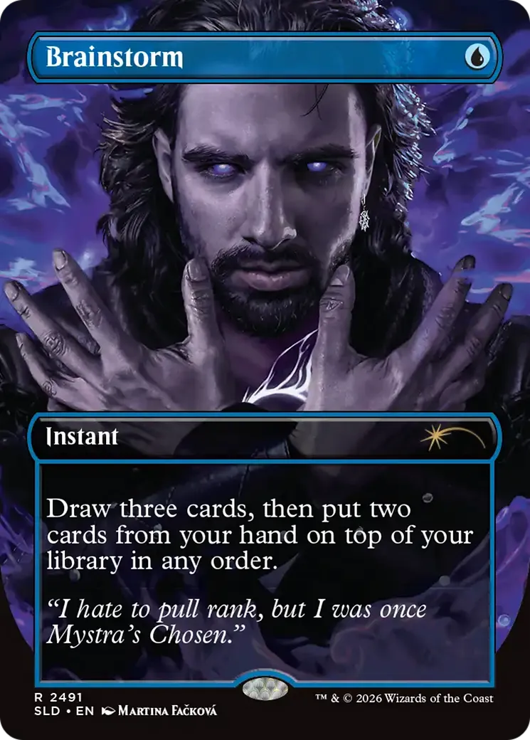 Brainstorm — Secret Lair Drop — Magic: The Gathering