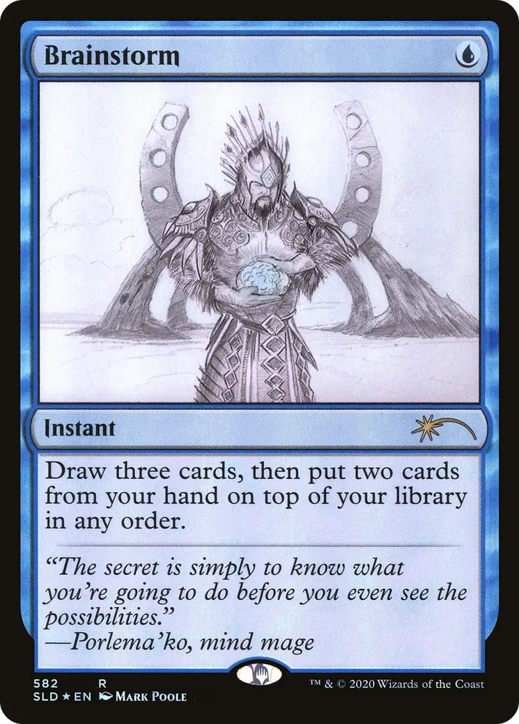 Brainstorm — Secret Lair Drop — Magic: The Gathering
