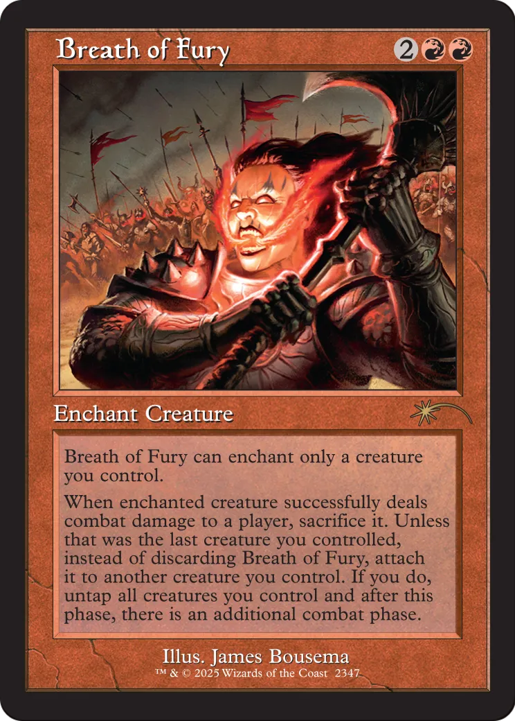 Breath of Fury — Secret Lair Drop — Magic: The Gathering